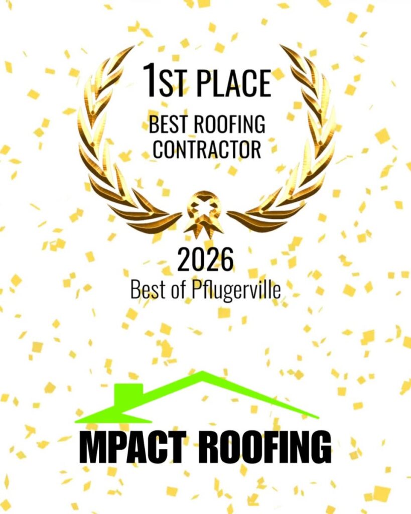2026 Best of Pflugerville 1st Place Best Roofing Contractor